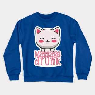 Massage Happy Kitty Crewneck Sweatshirt